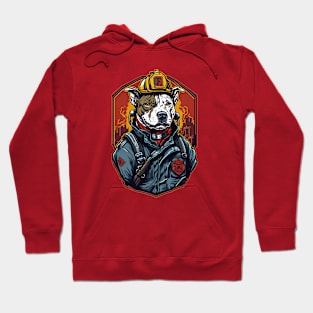 The Great Pittie Amstaff Firefighter Hoodie